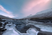 Winter in Iceland  long exposure Irix mm  x