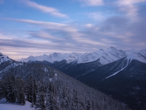 Winter in the Canadian Rockies 