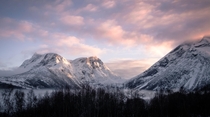 Winter Mountains Bondalseidet Norway 