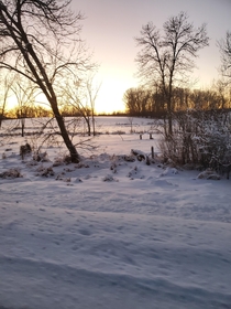 Winter Sunset MinnesotaUSA  