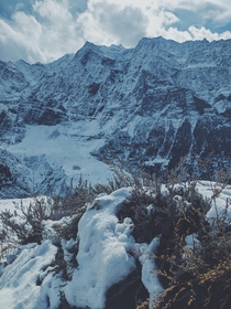 Winter Wonderland Keylong Himachal Pradesh India 