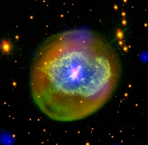 Within The Born Again Planetary Nebula Lies A Dying Star That Seems Like It Is Getting A Rebirth Rare Site