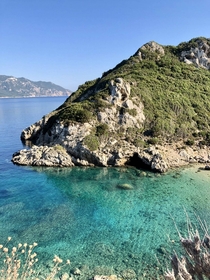 Wonderful water colours in Corfu Greece 