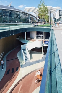 Worlds largest bicycle park below Utrecht Central Station in the Netherlands to store  bikes