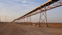 Worlds Longest Conveyor Belt over  miles