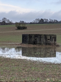 WW pillbox now in a farmers field near Eridge East Sussex England This area was heavily fortified in anticipation of the German invasion Operation Sealion You can still find hundreds of these around south east England on the beaches and in the hills in th