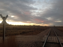 Wyoming Railroad Crossing 