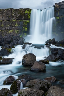 xarrfoss waterfall in Iceland OC x