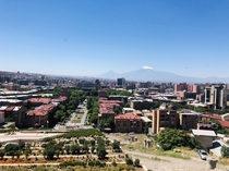 Yerevan Armenia Mount Ararat in the background