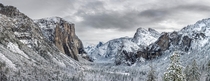 Yosemite after its first Thanksgiving snowstorm  