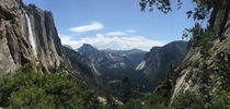 Yosemite Falls and Half Dome in the Summer 