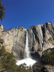 Yosemite Falls yesterday  