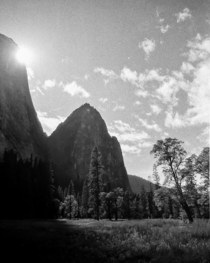 Yosemite in BampW 