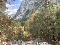 Yosemite National Park - under Half Dome everyone Ive showed this to told me it looks like a painting 