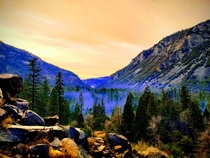 Yosemite valley in winter 