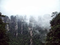Zhangjiajie China shrouded in mist   ighenry_mchen