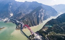 Zigui Yangtze River Bridge in Hubei China