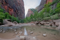 Zion Utah Path to the Narrows 