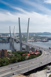 Zolotoy Bridge Vladivostok Russia 